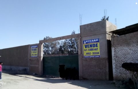 VENDO TERRENO ICA LOS AQUIJES PARALELA A LA PANAMERICANA SUR AREA 7,034M2 TODO EL PERIMETRO CERCADO PAREDES ALTAS, LUZ, AGUA Y TANQUE ELEVADO DE AGUA